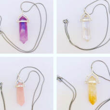 crystal pendant necklaces